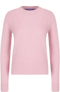 Однотонный пуловер из смеси шерсти и кашемира Ralph Lauren