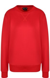 Однотонный пуловер из смеси хлопка и шелка Tom Ford