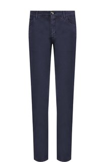 Брюки прямого кроя из смеси хлопка и кашемира Zilli