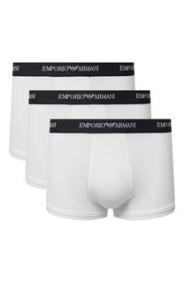 Комплект из трех хлопковых боксеров Emporio Armani