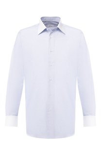 Хлопковая сорочка с воротником кент Brioni