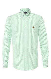 Хлопковая сорочка с воротником button down Ralph Lauren