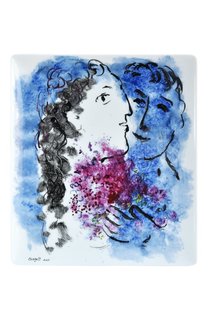 Блюдо Les Bouquets de Fleurs de Marc Chagall Bernardaud