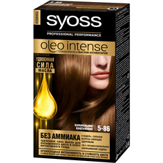 Краска для волос Syoss Oleo Intense 5-86 Карамельный каштановый