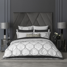 Комплект постельного белья Togas Коссоно серый Двуспальный кинг сайз