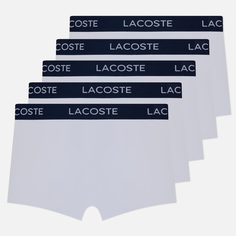 Комплект мужских трусов Lacoste Underwear 5-Pack Stretch Cotton, цвет белый, размер M