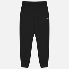 Мужские брюки Lacoste Slim Fit Fleece Joggers, цвет чёрный, размер M