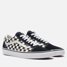 Кеды Vans Old Skool Primary Check, цвет чёрный, размер 38 EU