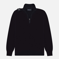 Мужской свитер MA.Strum Quarter Zip, цвет чёрный, размер M