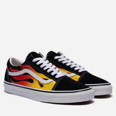 Кеды Vans Old Skool Flame, цвет чёрный, размер 37 EU