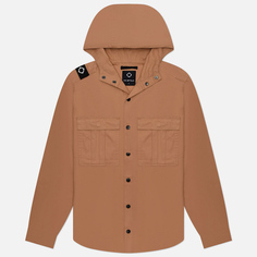 Мужская рубашка MA.Strum Hooded Parade, цвет коричневый, размер L