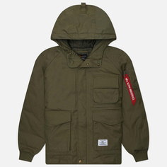 Мужская демисезонная куртка Alpha Industries MA-1 Hunting Mod, цвет оливковый, размер XL