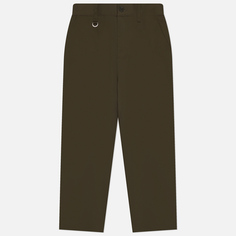 Мужские брюки SOPHNET. Wide Cropped, цвет оливковый, размер M