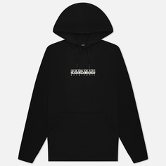 Мужская толстовка Napapijri Box Hoodie Loose Fit, цвет синий, размер XXL