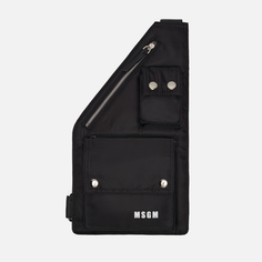 Сумка MSGM Multi Pocket Crossbody, цвет чёрный