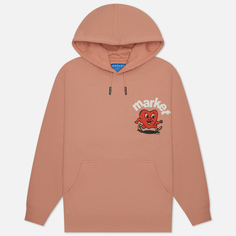 Мужская толстовка MARKET V-Day Fragile Hoodie, цвет розовый, размер XL