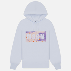 Мужская толстовка MSGM Box Logo Dripping, цвет белый, размер S