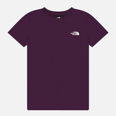 Женская футболка The North Face Simple Dome Crew Neck, цвет фиолетовый, размер M