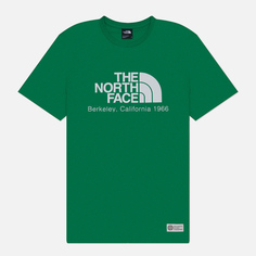 Мужская футболка The North Face Berkeley California, цвет зелёный, размер S
