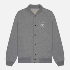 Мужская куртка бомбер uniform experiment Authentic Logo Varsity, цвет серый, размер S
