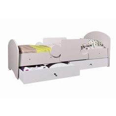 Кровать мозаика, 900х1930х750, с защитными бортиками и ящиками No Brand