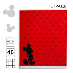 Тетрадь 48 листов в клетку mickey Disney