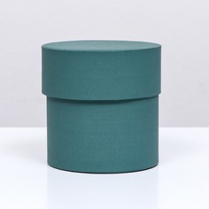 Шляпная коробка, изумрудная, 10 х 10 см Upak Land