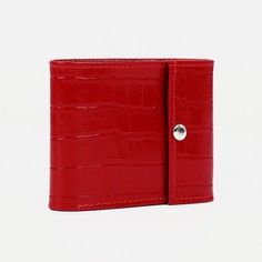 Кошелек на кнопке, цвет красный No Brand