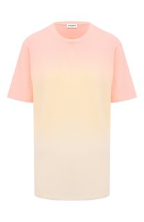 Хлопковая футболка Saint Laurent