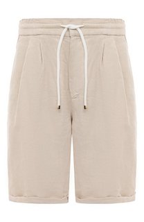 Льняные шорты Brunello Cucinelli