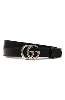 Кожаный ремень GG Marmont Gucci