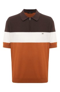 Поло из шелка и хлопка Zilli