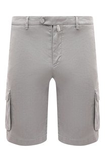Шорты изо льна и хлопка Kiton