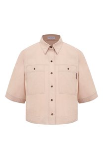 Хлопковая рубашка Brunello Cucinelli