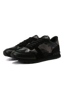 Комбинированные кроссовки Rockrunner Valentino