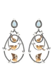 Серьги Bird Queensbee