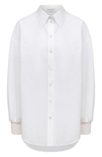 Хлопковая рубашка Alexander McQueen