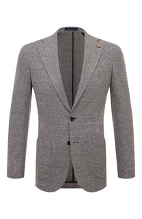 Пиджак изо льна и хлопка Sartoria Latorre