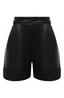 Кожаные шорты Miu Miu