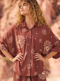 Женская рубашка с коротким рукавом Beach Nostalgia Roxy