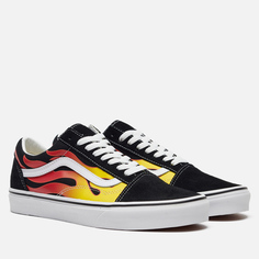 Кеды Vans Old Skool Flame, цвет чёрный, размер 38 EU