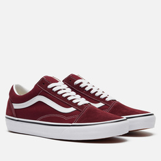 Кеды Vans Old Skool, цвет бордовый, размер 38.5 EU