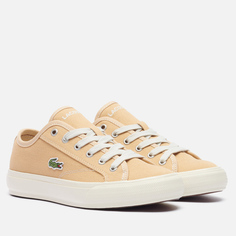 Женские кеды Lacoste Backcourt, цвет бежевый, размер 39 EU