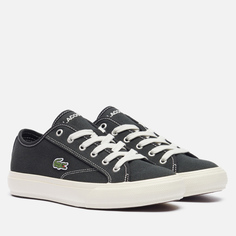 Женские кеды Lacoste Backcourt, цвет чёрный, размер 36 EU