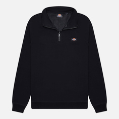 Мужская толстовка Dickies Oakport Quarter Zip, цвет чёрный, размер XXL