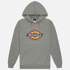 Мужская толстовка Dickies Icon Logo Hoodie, цвет серый, размер M