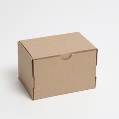 Коробка самосборная, бурая, 15 х 10 х 10 см No Brand