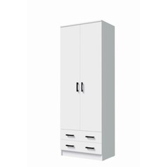 Шкаф дуэт, 800х480х2200 белый No Brand