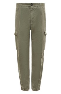 Джоггеры изо льна и хлопка Brunello Cucinelli