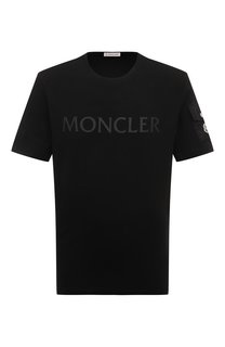 Хлопковая футболка Moncler